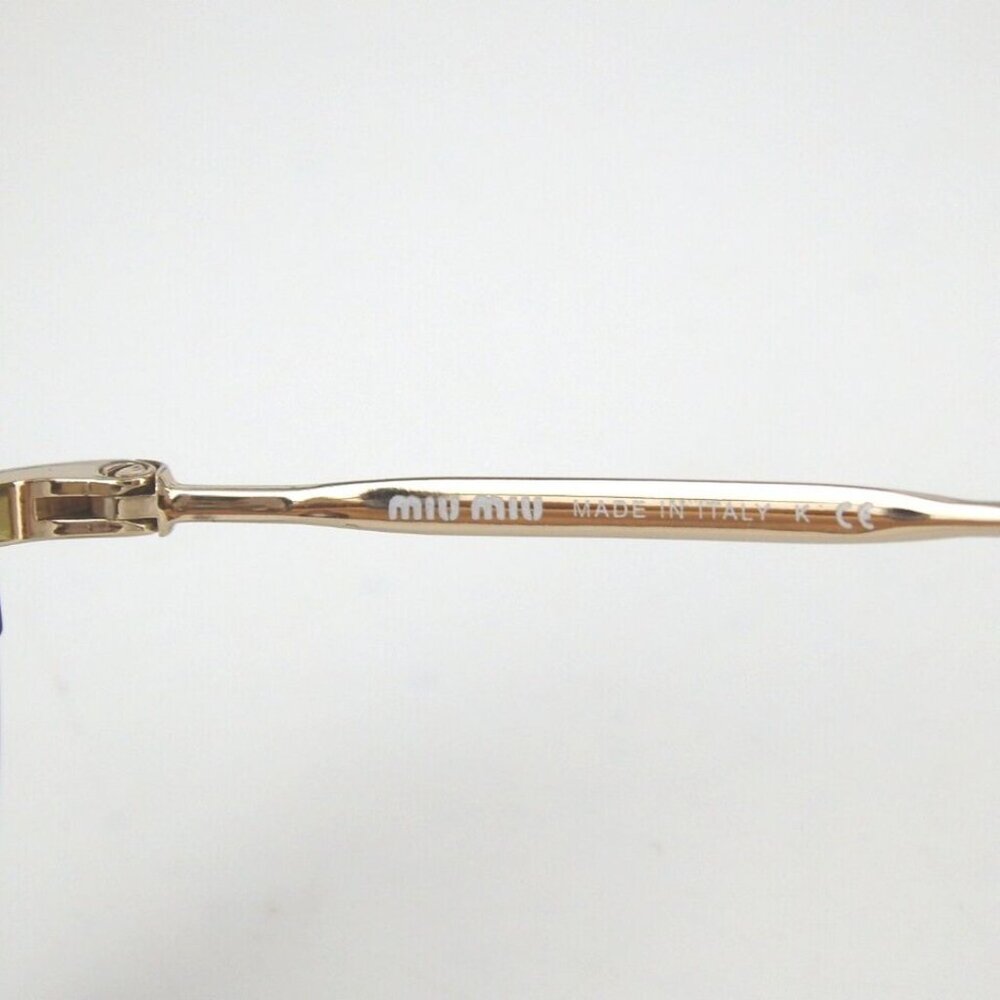 Authentic Miu Miu Use-Oa7 140 2m Round Glitter 64… - image 8